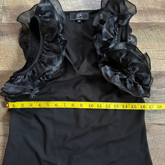 Women's ESY Studio EY Top Size M Black - Picture 4 of 6